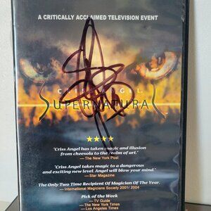 Criss Angel Supernatural DVD Signed Autographed Magic Illusionist Memorabilia